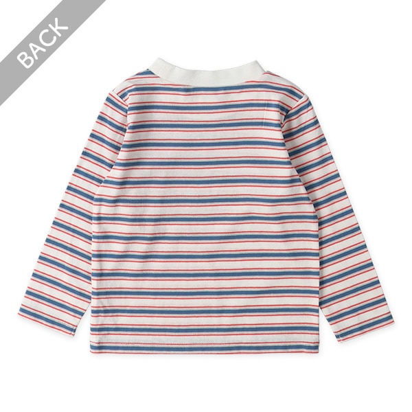マルチボーダー長袖Tシャツ