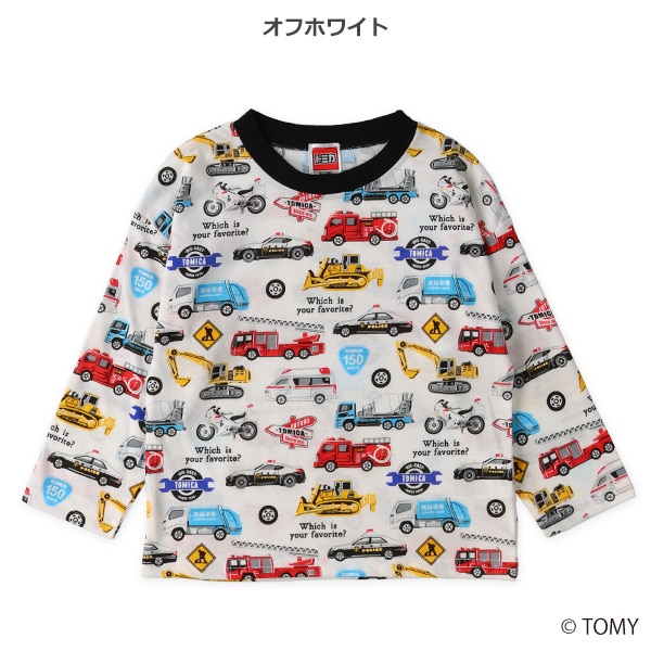 総柄長袖Tシャツ（トミカ） | 西松屋オンラインストア