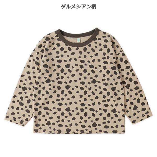 ゼブラ・ダルメシアン柄長袖Tシャツ