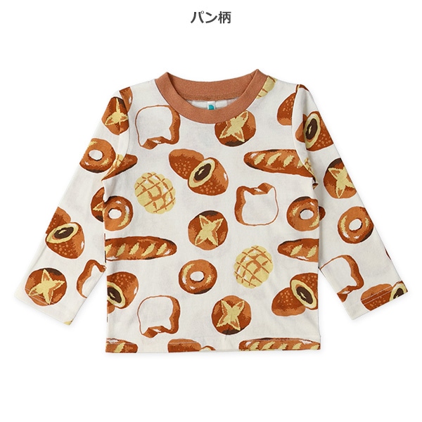 パン・いぬ総柄長袖Tシャツ