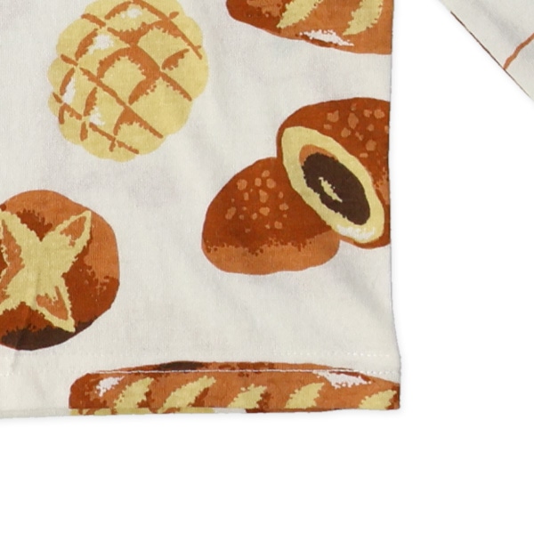 パン・いぬ総柄長袖Tシャツ
