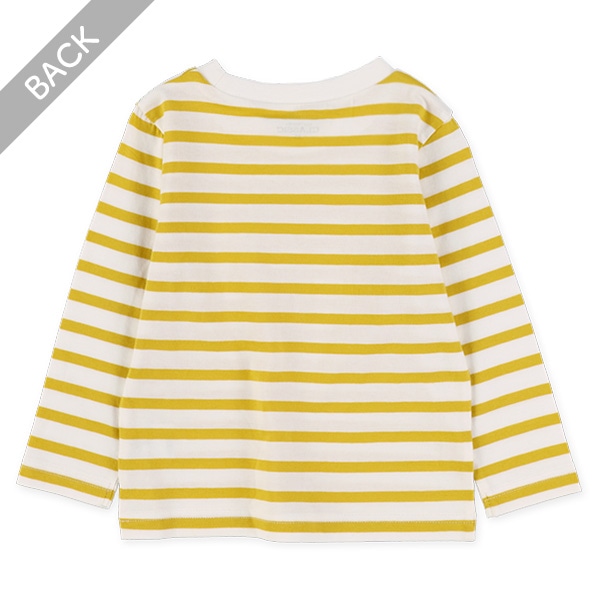 天竺先染めボーダー長袖Tシャツ
