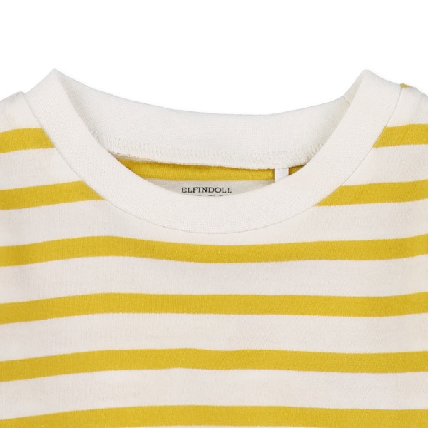 天竺先染めボーダー長袖Tシャツ