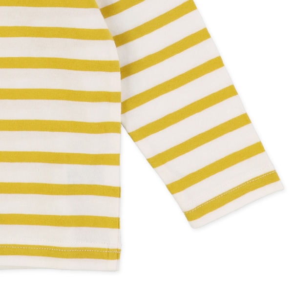 天竺先染めボーダー長袖Tシャツ