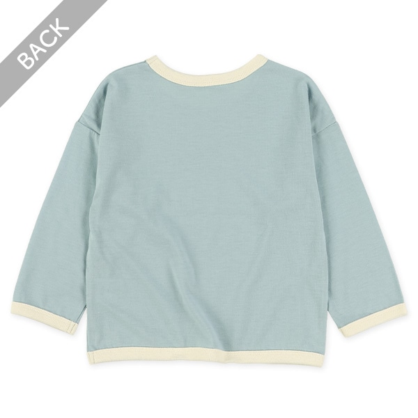 パイピングロゴ長袖Tシャツ