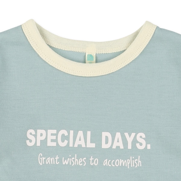 パイピングロゴ長袖Tシャツ