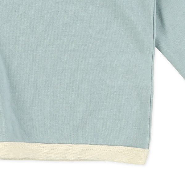 パイピングロゴ長袖Tシャツ