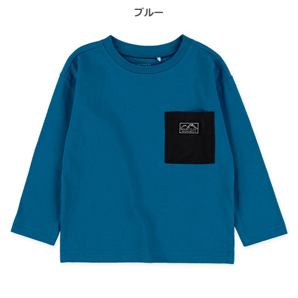 チケット付きポケット長袖Tシャツ