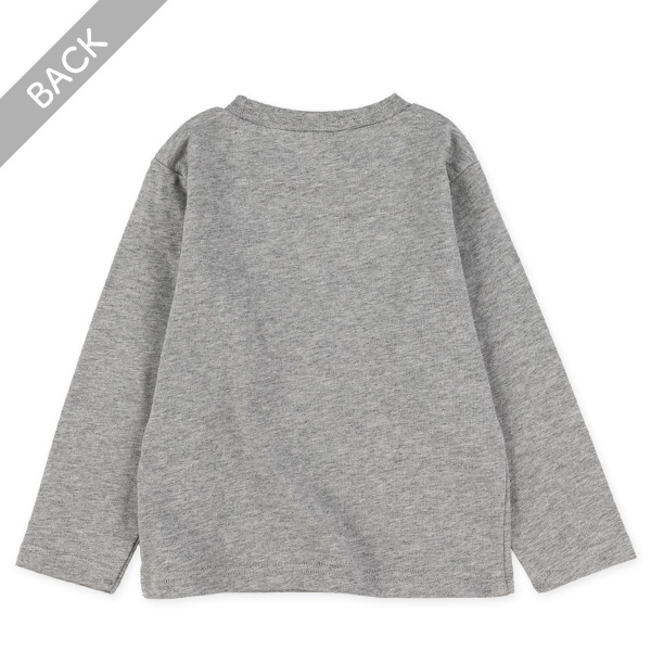 ポケット刺繍長袖Tシャツ（パンダ・おにぎり・ミツバチ）