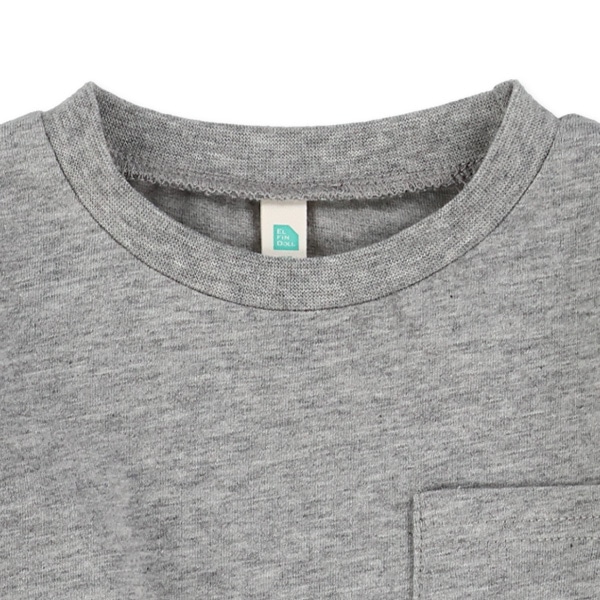 ポケット刺繍長袖Tシャツ（パンダ・おにぎり・ミツバチ）