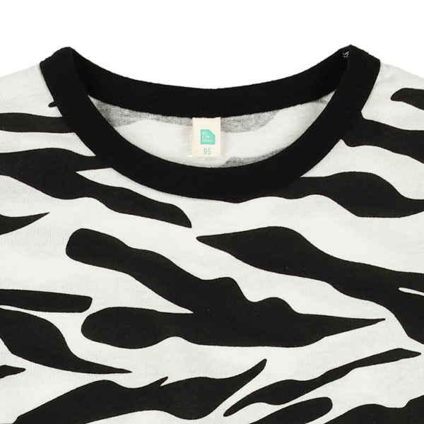 ゼブラ柄長袖Tシャツ