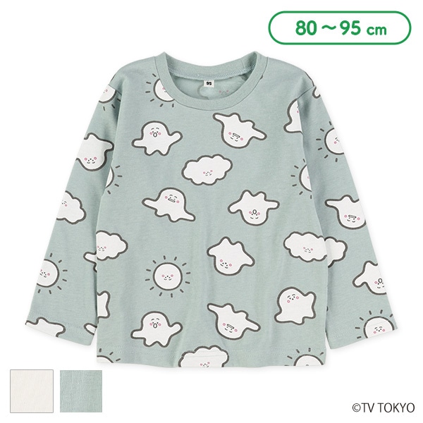 総柄長袖Tシャツ（シナぷしゅ）