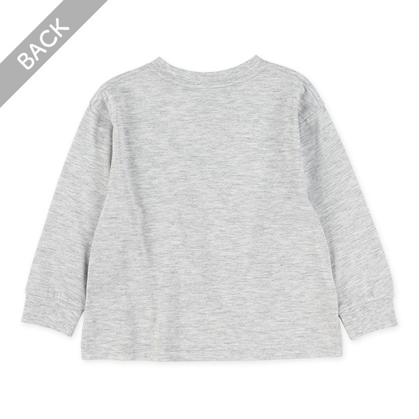 ポケット付きワイド長袖Tシャツ