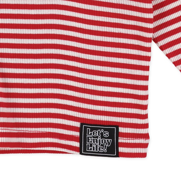 スパンテレコボーダー長袖Tシャツ