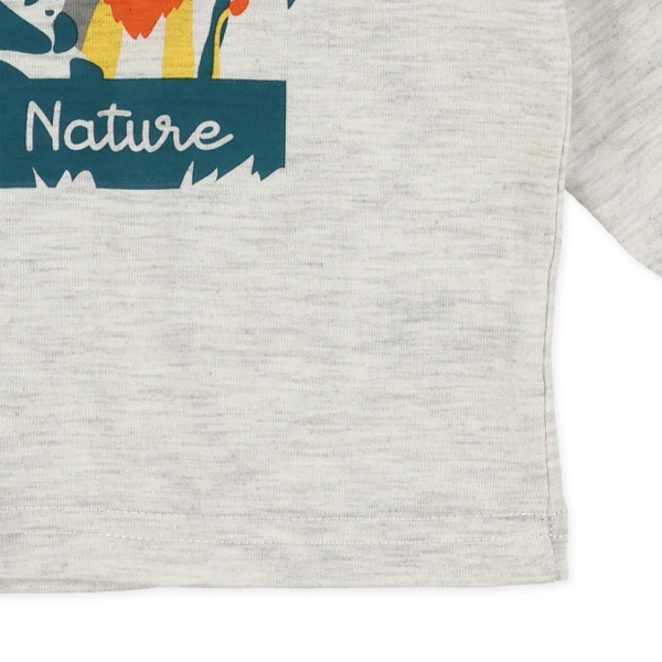 アニマルロゴプリント長袖Tシャツ