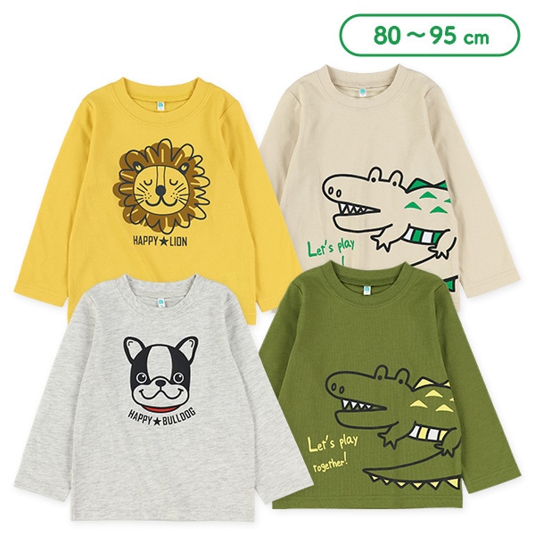アニマル長袖Tシャツ