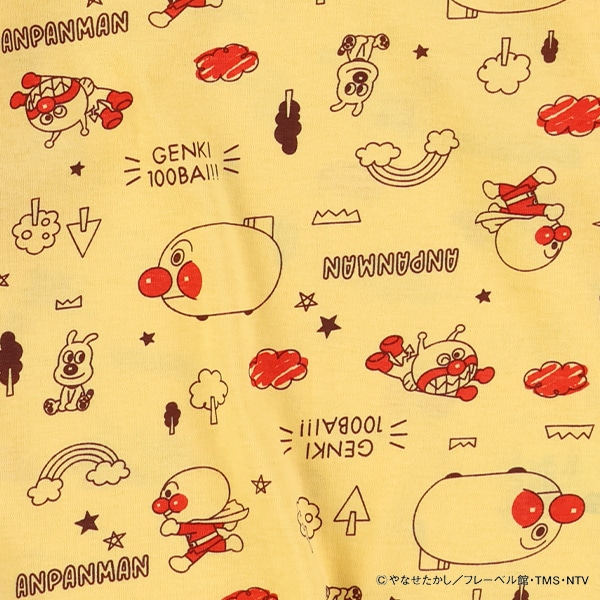 総柄長袖Tシャツ（アンパンマン）