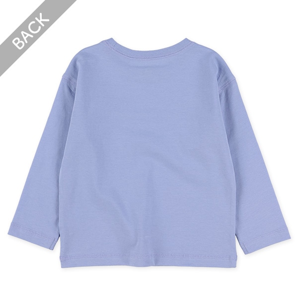 切り替えワンポイント長袖Tシャツ