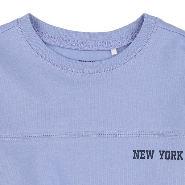 切り替えワンポイント長袖Tシャツ