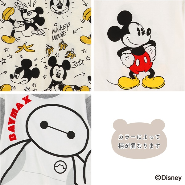 長袖Tシャツ（ミッキーマウス・ベイマックス）
