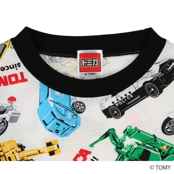 総柄長袖Tシャツ（トミカ）