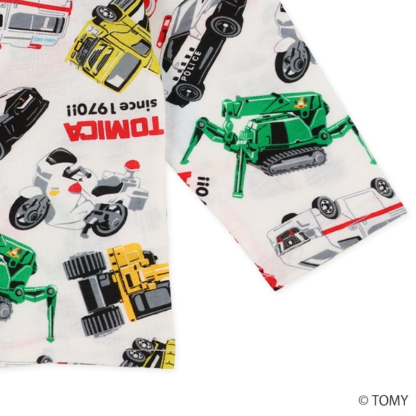 総柄長袖Tシャツ（トミカ）