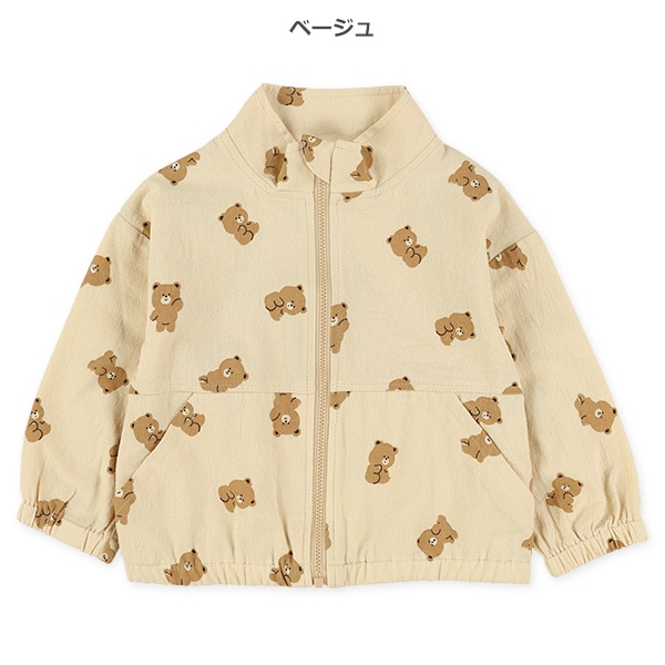 楊柳ガーゼブルゾン