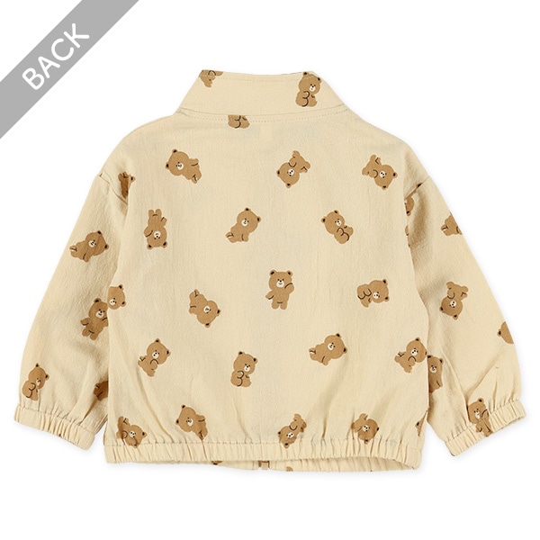 楊柳ガーゼブルゾン