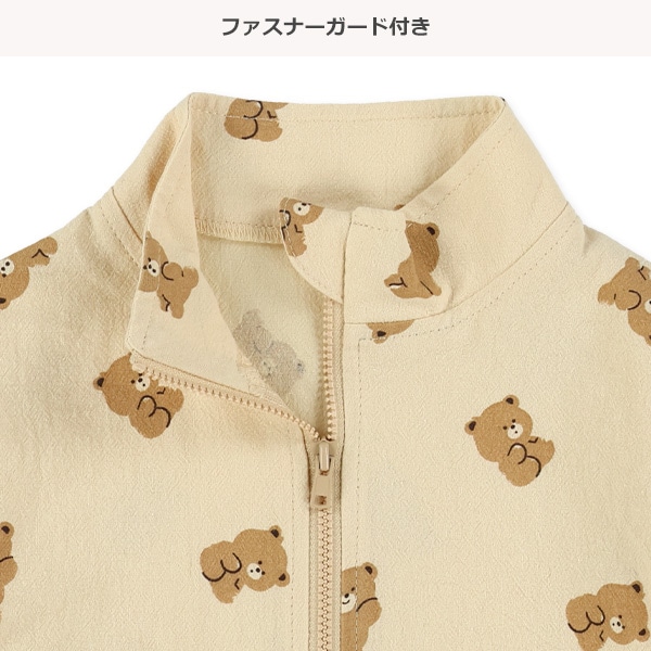 楊柳ガーゼブルゾン