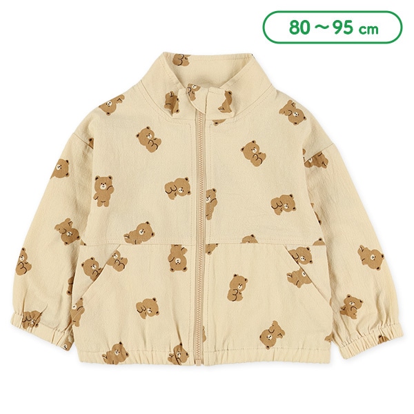 楊柳ガーゼブルゾン