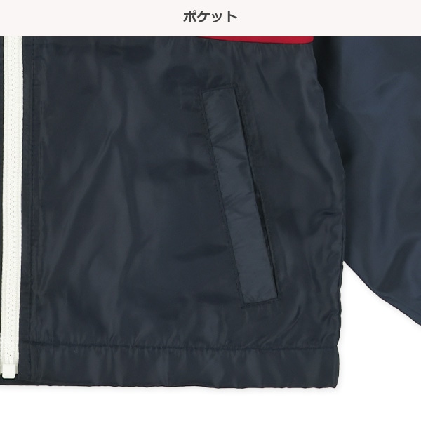 裏メッシュ肩切り替えジャケット