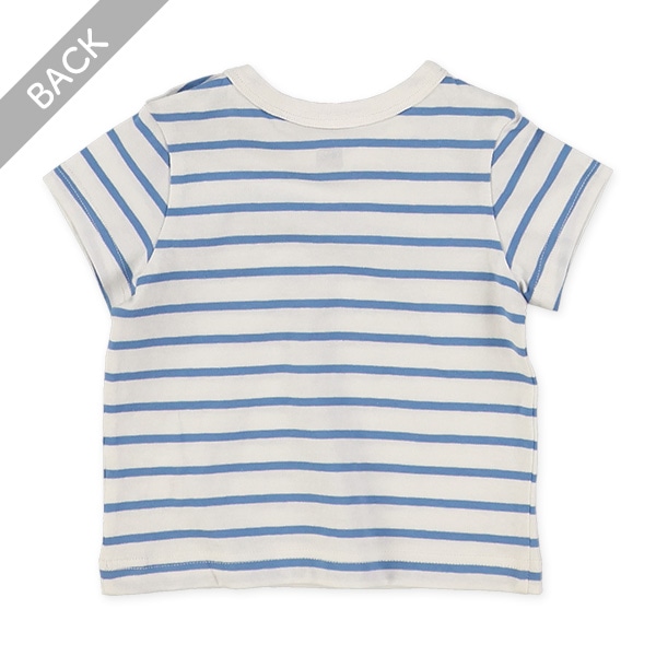 先染めボーダー半袖Tシャツ