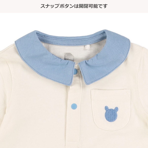 襟付きポケット半袖Tシャツ