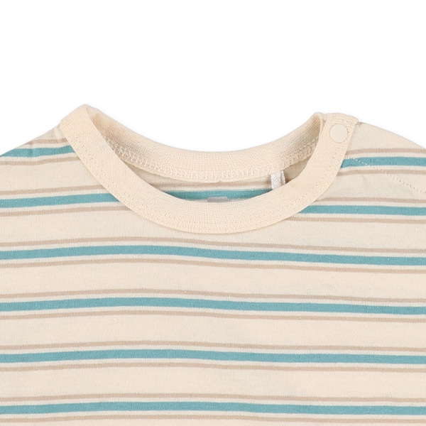 先染めマルチボーダーフレンチTシャツ