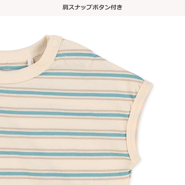 先染めマルチボーダーフレンチTシャツ