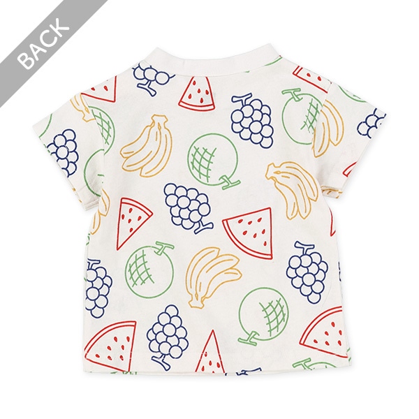 フルーツ総柄半袖Tシャツ