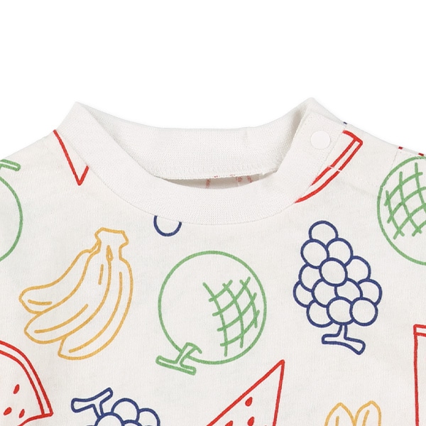 フルーツ総柄半袖Tシャツ