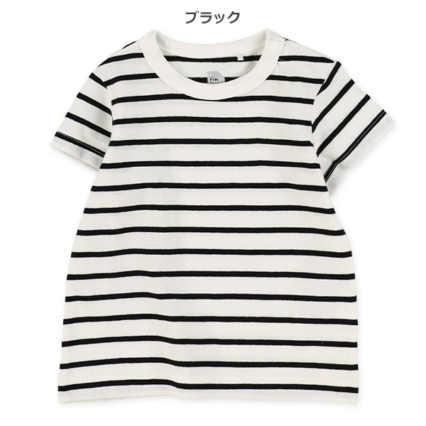 先染めボーダー半袖Tシャツ
