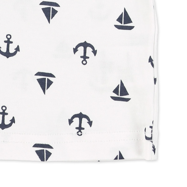 マリン総柄半袖Tシャツ