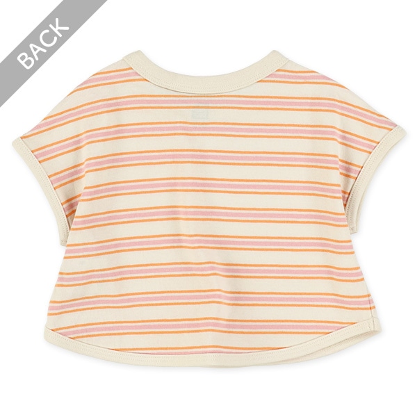 先染めマルチボーダーフレンチTシャツ