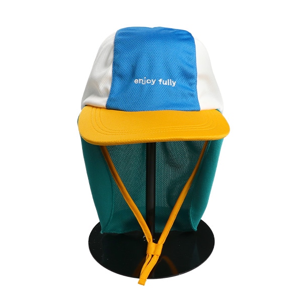 水陸両用冷感速乾垂れ付きキャップ