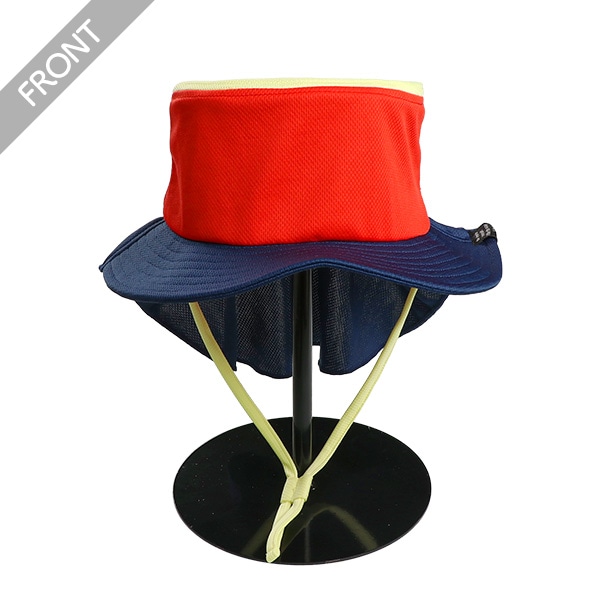 水陸両用冷感速乾垂れ付きハット