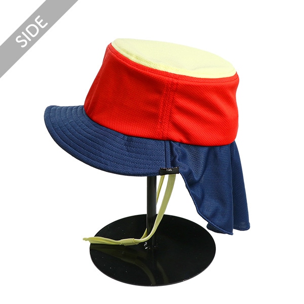 水陸両用冷感速乾垂れ付きハット