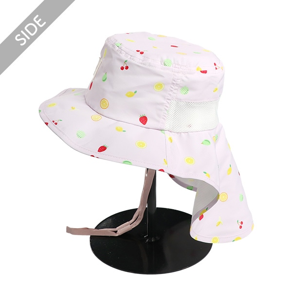 撥水遮光垂れ一体ハット