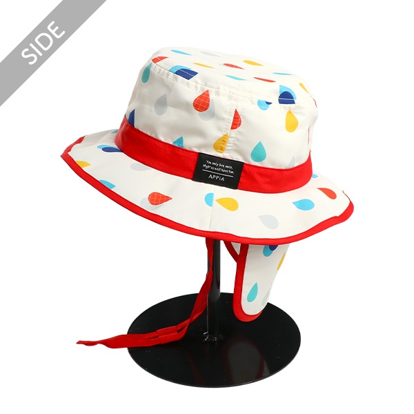 撥水遮光垂れ付きサファリハット