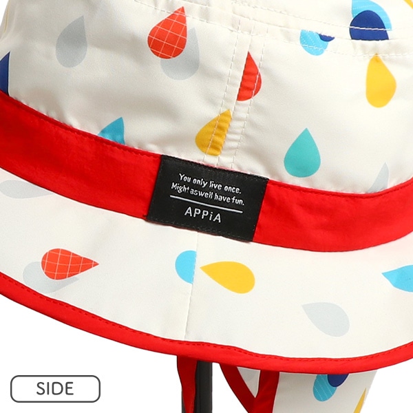 撥水遮光垂れ付きサファリハット