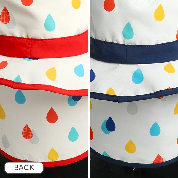 撥水遮光垂れ付きサファリハット