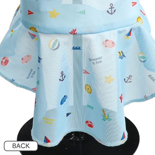 水陸両用垂れ付きメッシュハット（総柄）