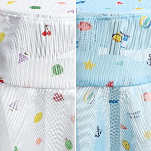 水陸両用垂れ付きメッシュハット（総柄）