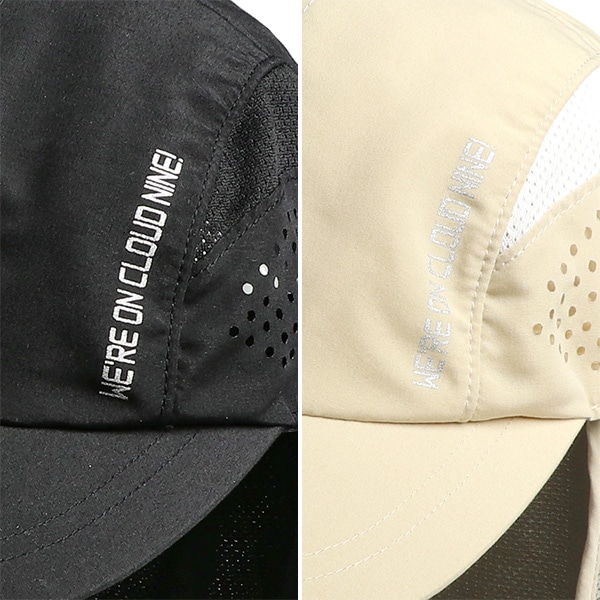 垂れ付きパンチングメッシュキャップ